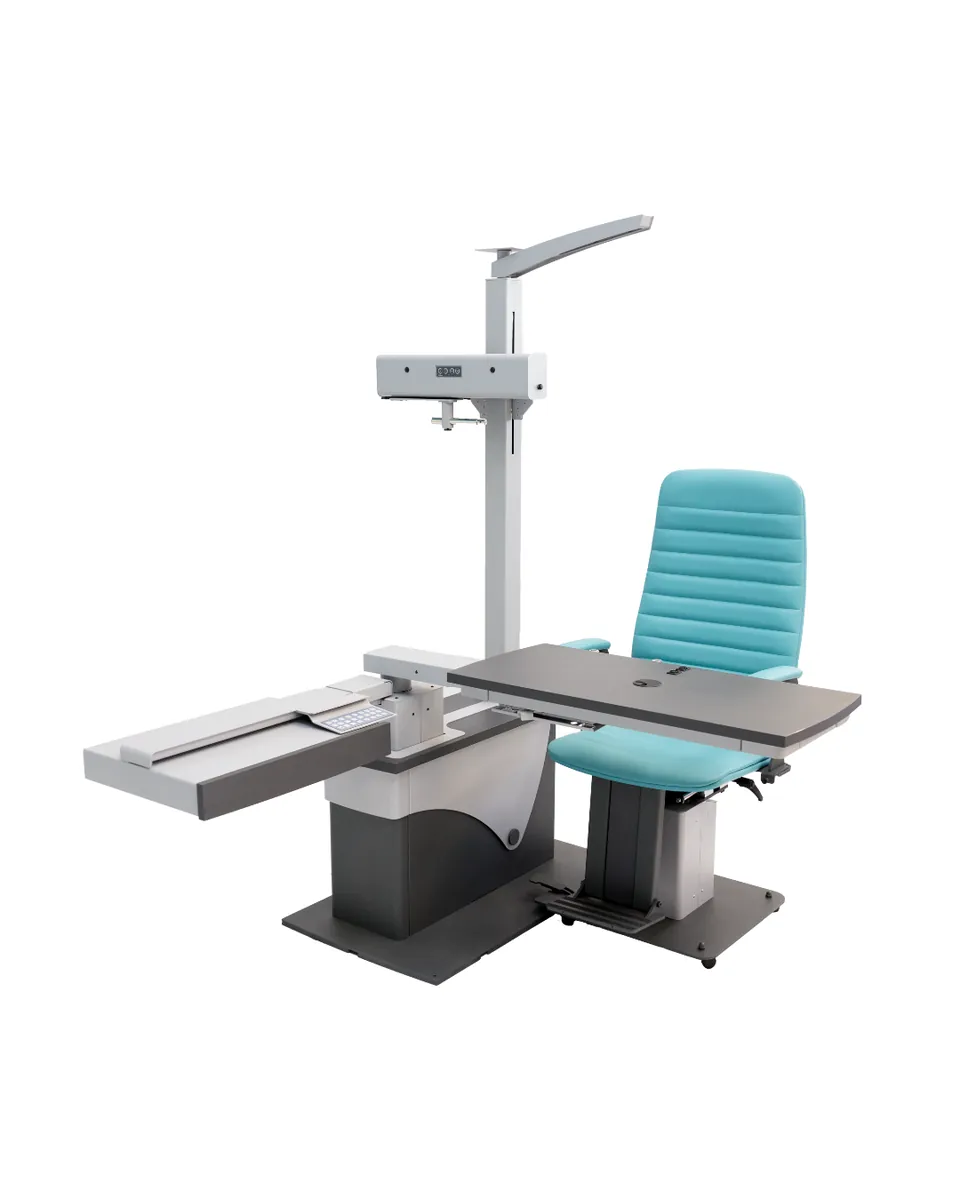 Medinstrus X2s, plateau coulissé devant le fauteuil